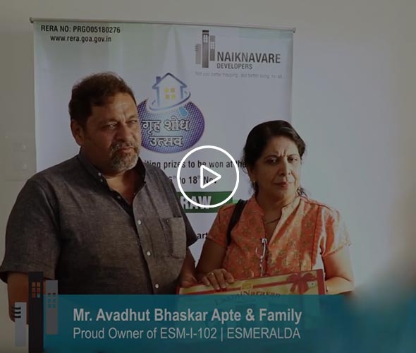 Mr. Avdhut Bhaskar Apte & Family Proud Owner Of ESM 1 - 102 | Esmeralda